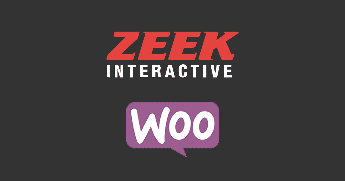 Zeek and WooCommerce logos